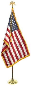 Indoor U.S. Flag Set