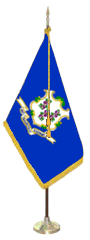Indoor Connecticut Flag Set