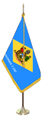 Indoor Delaware Flag Set